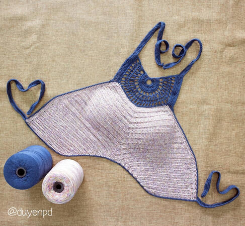 Amari Halter Top Crochet Pattern for Crochet Halter Top
