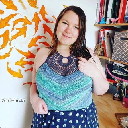 Amari Halter Top Crochet Pattern for Crochet Halter Top